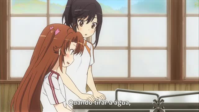 Assistir Non Non Biyori  Episódio 8 - Fizemos Arroz Na Escola