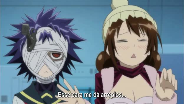 Assistir Medaka Box Abnormal  Episódio 7 - Kurokami Kujira é Um Lindo Nome