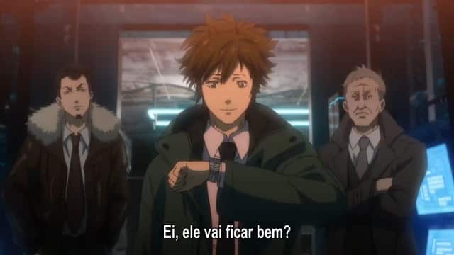 Assistir Psycho Pass 3  Episódio 4 - conflito politíco no coliseu