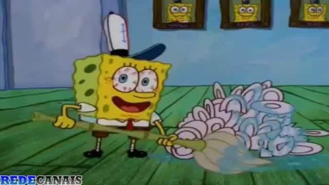 Assistir Bob Esponja Dublado Desenho 25 - O Funcionário do Mês