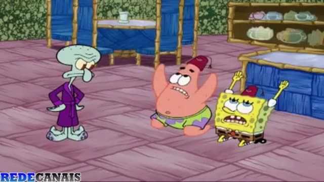 Assistir Bob Esponja Dublado Desenho 126 - Calça Engraçada