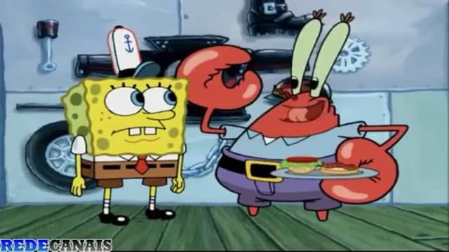 Assistir Bob Esponja Dublado Desenho 153 - Lula de Madeira