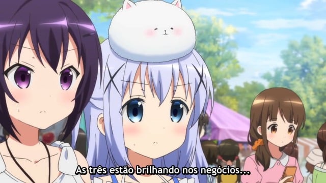 Assistir Gochuumon wa Usagi Desu ka? Bloom  Episódio 1 - A mágica sorridente do café