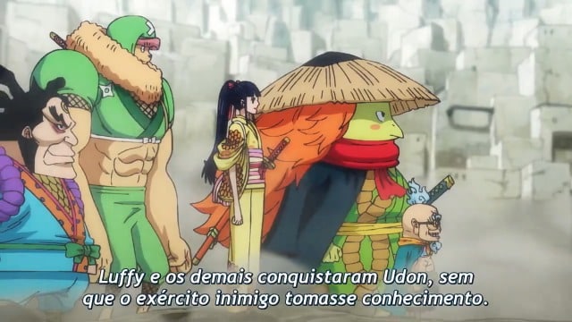 Assistir One Piece  Episódio 950 -  O Sonho dos Guerreiros! A Conquista de Udon por Luffy!