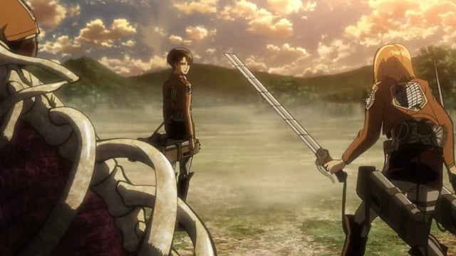 Assistir Shingeki no Kyojin Dublado Episódio 19 - Mordida: 57ª Expedição Além das Muralhas (Parte 3)