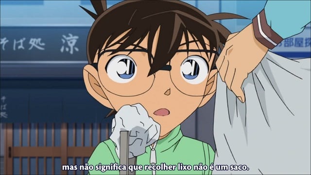 Assistir Detective Conan  Episódio 1002 - (Filler) O Mistério da Lata de Lixo do Shopping Center Beika City