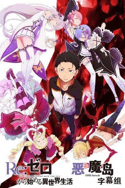 Assistir Re:Zero Kara Hajimeru Isekai SeikatsuDublado  Todos os Episódios  Online Completo