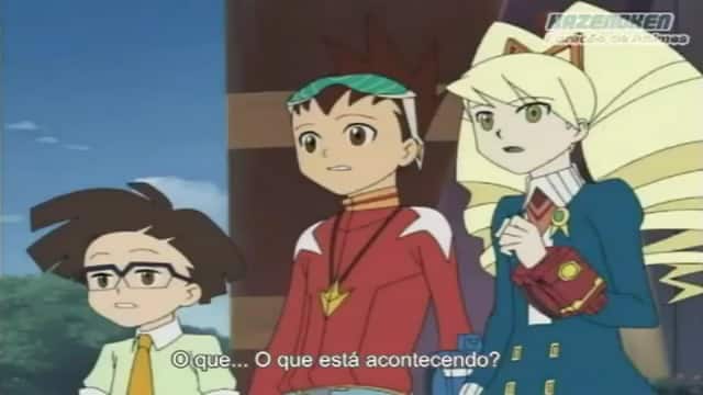 Assistir Ryuusei no Rockman  Episódio 8 - O ataque de Ox!